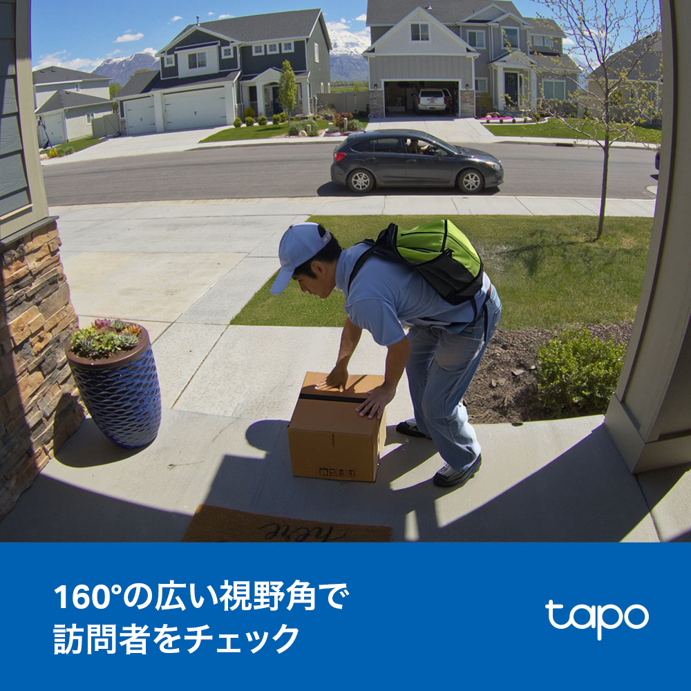 Tapo カメラ付きスマートミニドアホン Tapo D205