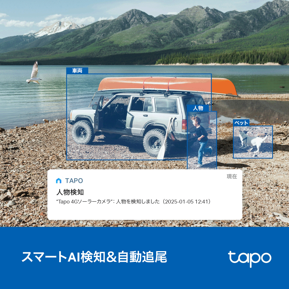 Tapo 4K 8MP 屋外防犯カメラ パンチルト ソーラー給電 4Gセキュリティカメラ Tapo C665G KIT