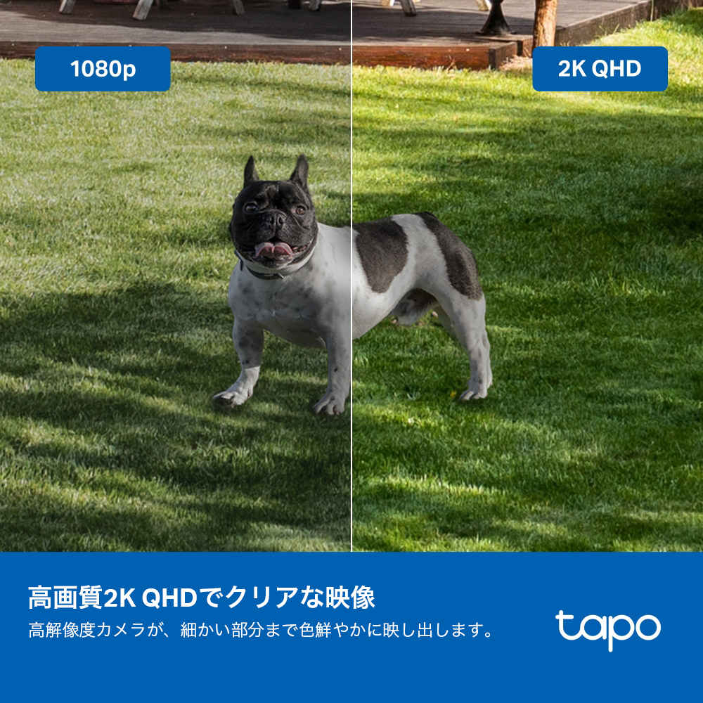 Tapo 防犯カメラ 屋外屋内 マグネット 2K QHD 4MP Tapo C425