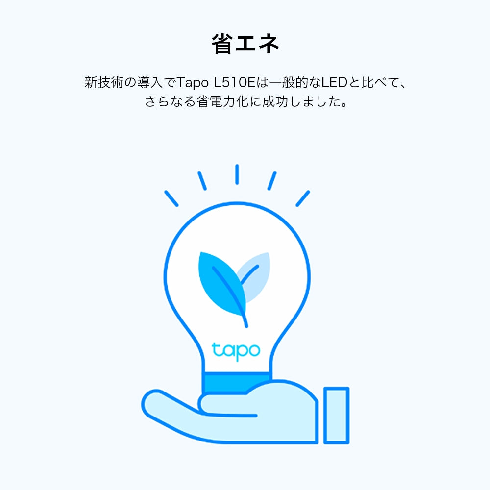 Tapo スマート調光LEDランプ Tapo L510E
