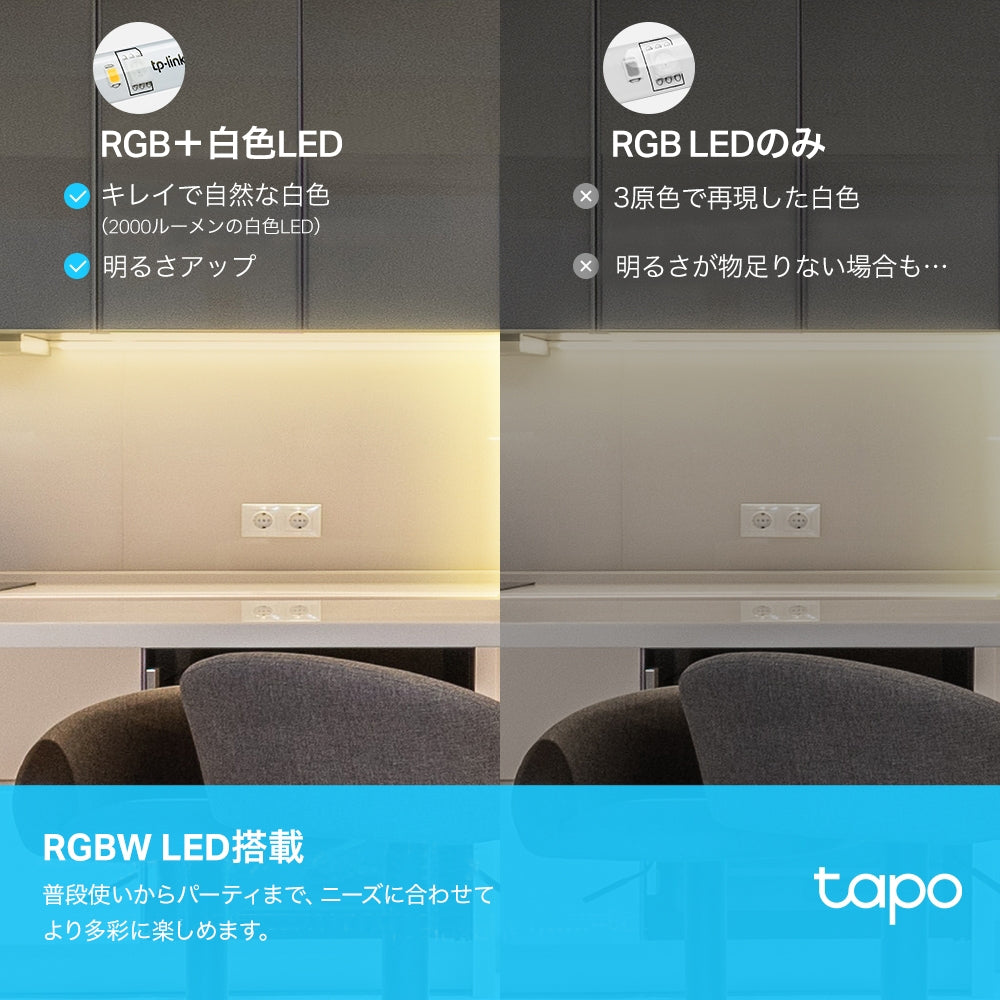 Tapo グラデーション対応スマートWi-Fiテープライト Tapo L930-10