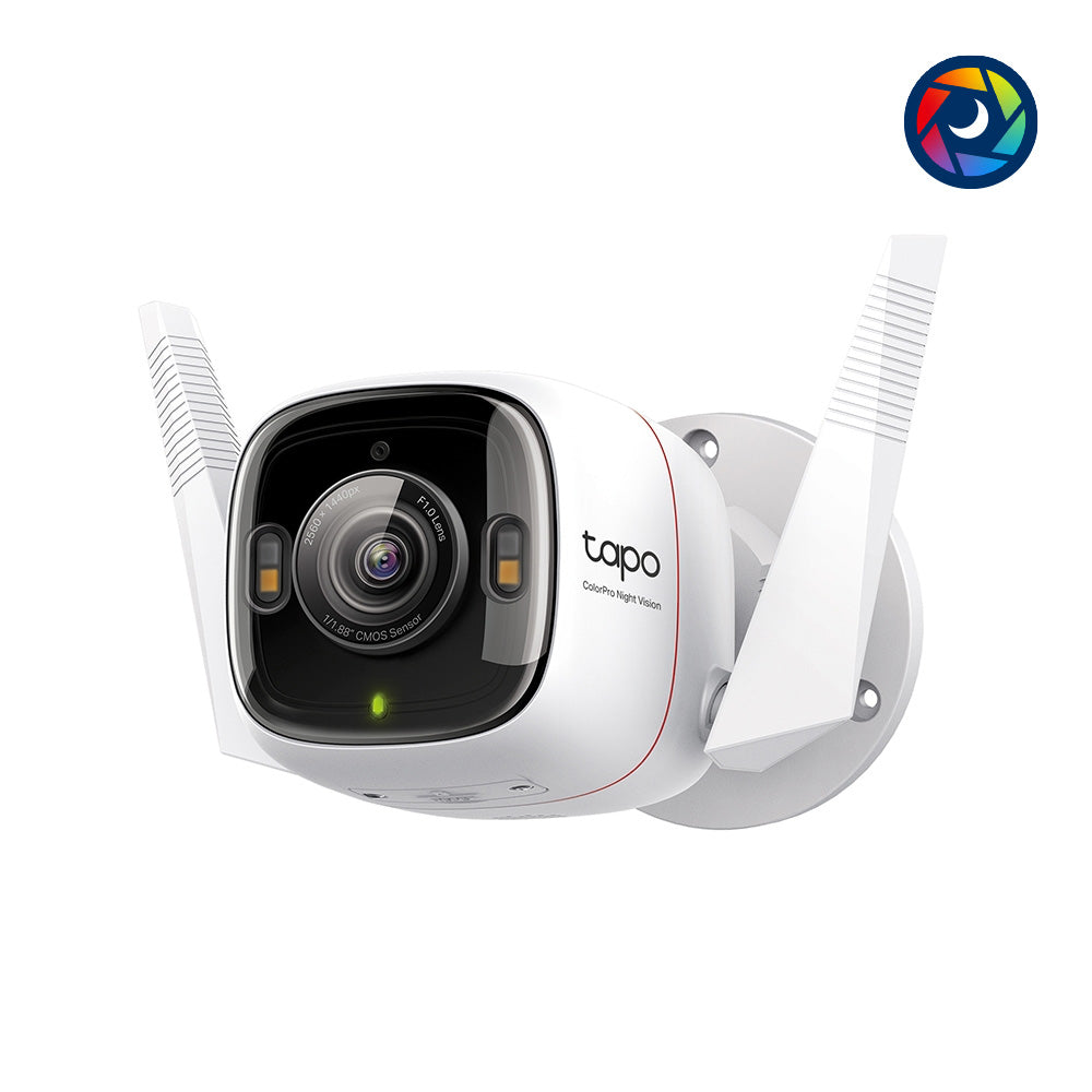 Tapo 屋外防犯カメラ ColorProナイトビジョン 2K QHD Tapo C325WB