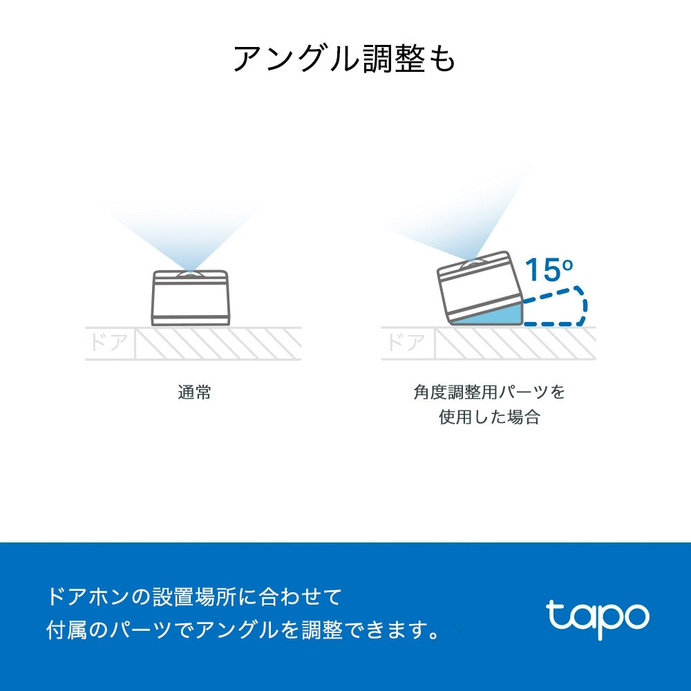 Tapo カメラ付きスマートドアホンキット 5MP高画質 Tapo D230S1