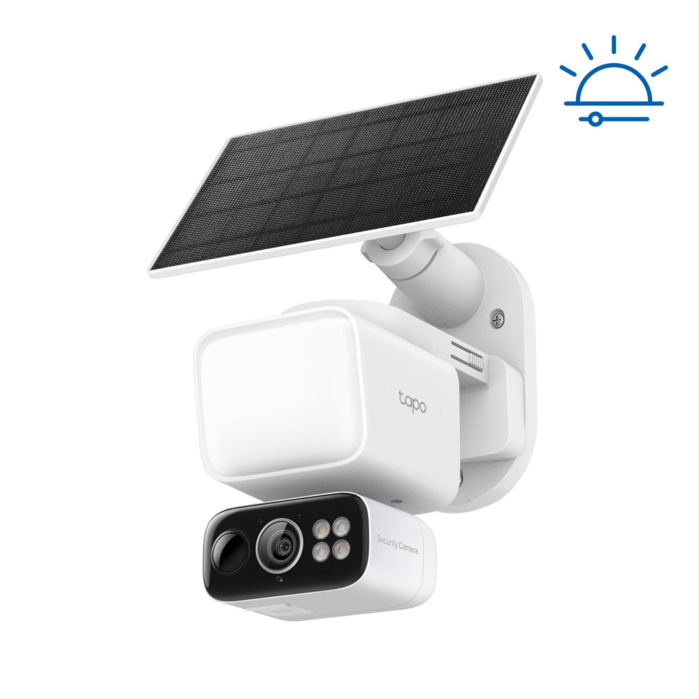 【センサーライト&配線不要】Tapo 2K ソーラー給電対応センサーライト付きパンチルト 防犯カメラ Tapo C615F KIT