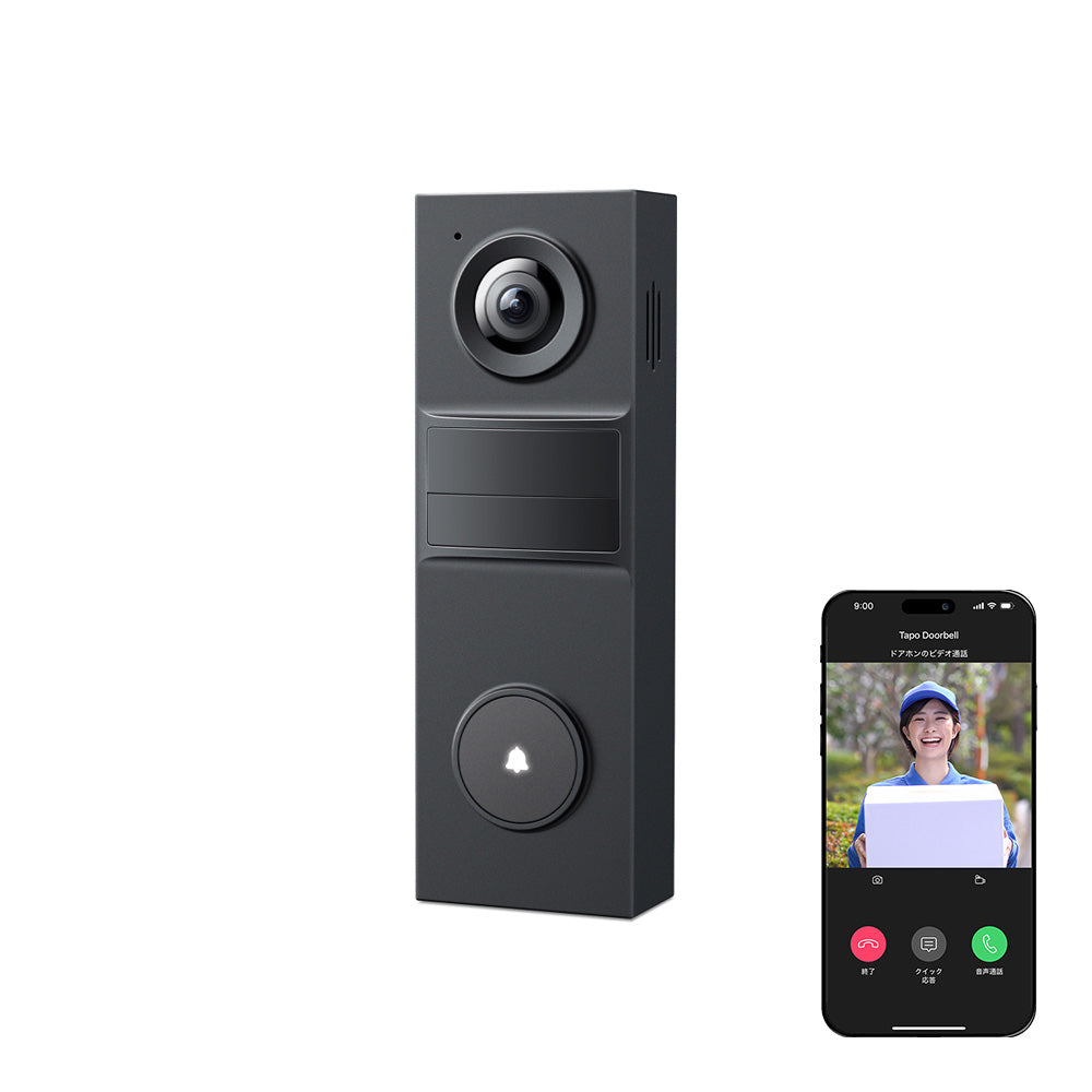 Tapo カメラ付きスマートミニドアホン Tapo D205