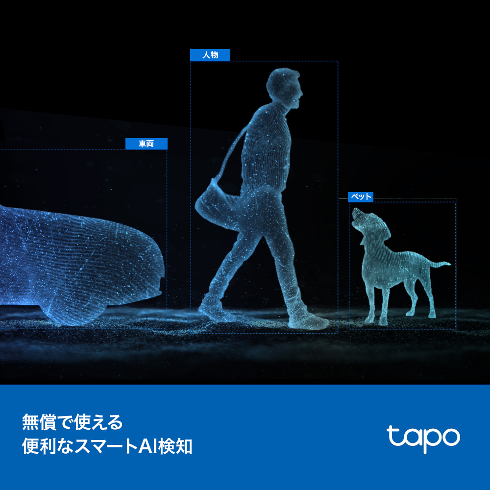 Tapo 2K デュアルレンズパンチルト防犯カメラ Tapo C545D