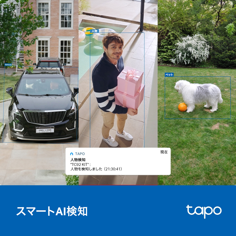 Tapo 4K 8MP 屋外防犯カメラ パンチルト ソーラー給電 TC92 KIT Tapo 4K 8MP 屋外防犯カメラ パンチルト ソーラー給電 TC92 KIT
