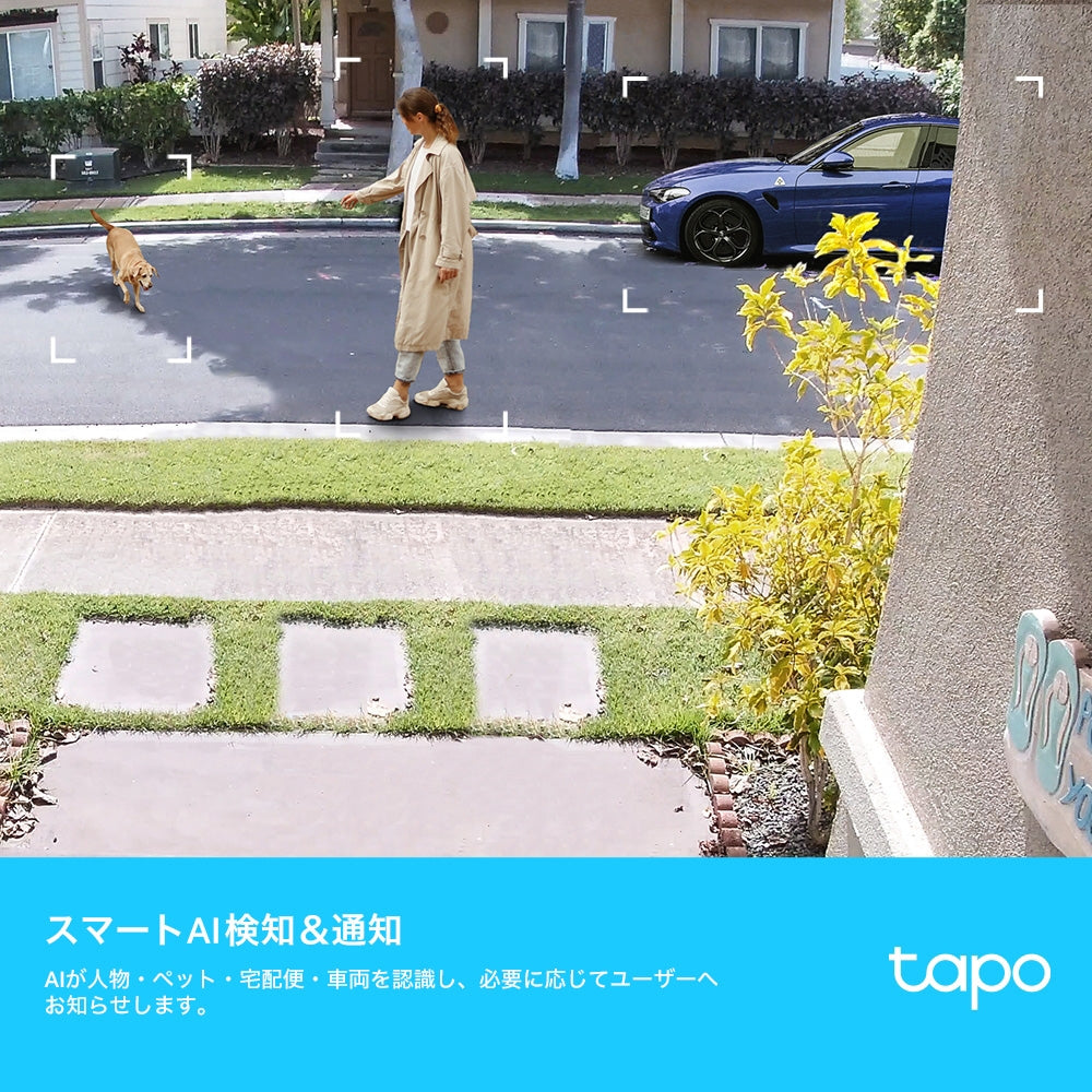 Tapo 屋外防犯カメラセット 2K QHD 4MP Tapo C420S2
