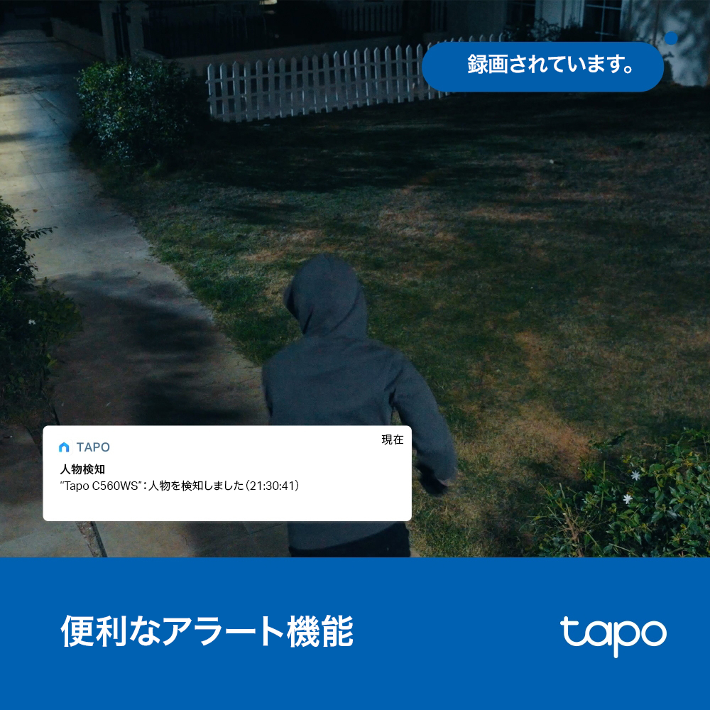 Tapo 4K 8MP 屋外防犯カメラ パンチルト Tapo C560WS