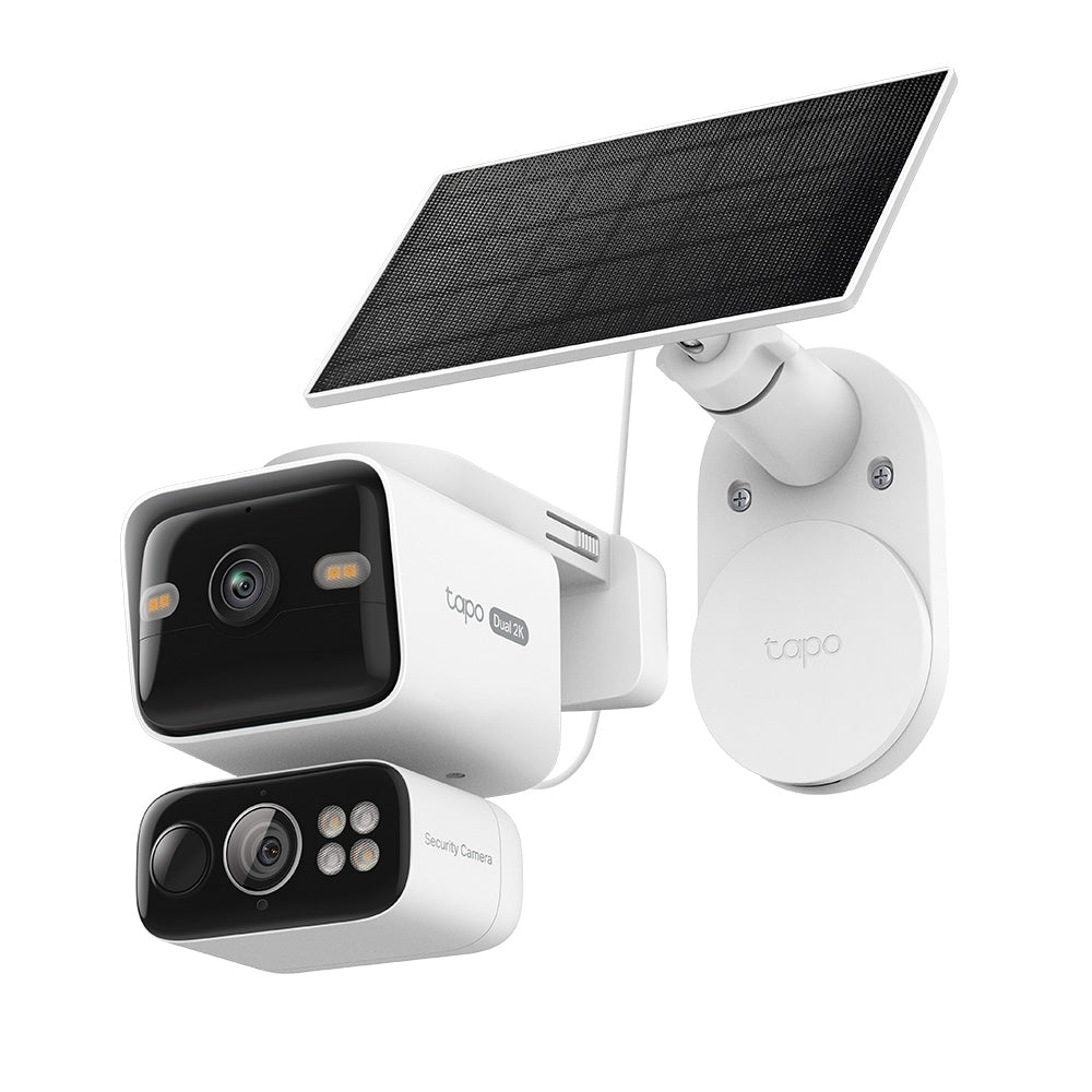 【Tapo Store限定早割★21%OFF】Tapo ホームセキュリティハブ＆ソーラー給電デュアルレンズパンチルトセキュリティカメラキット HB410