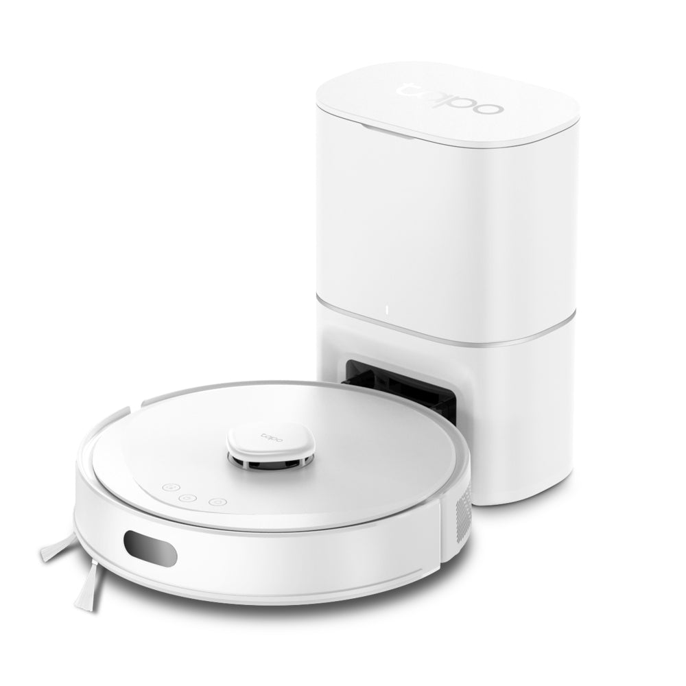 Tapo 2in1ロボット掃除機 LiDAR＆IMUデュアルナビシステム搭載  Tapo RV30 Max Plus-White