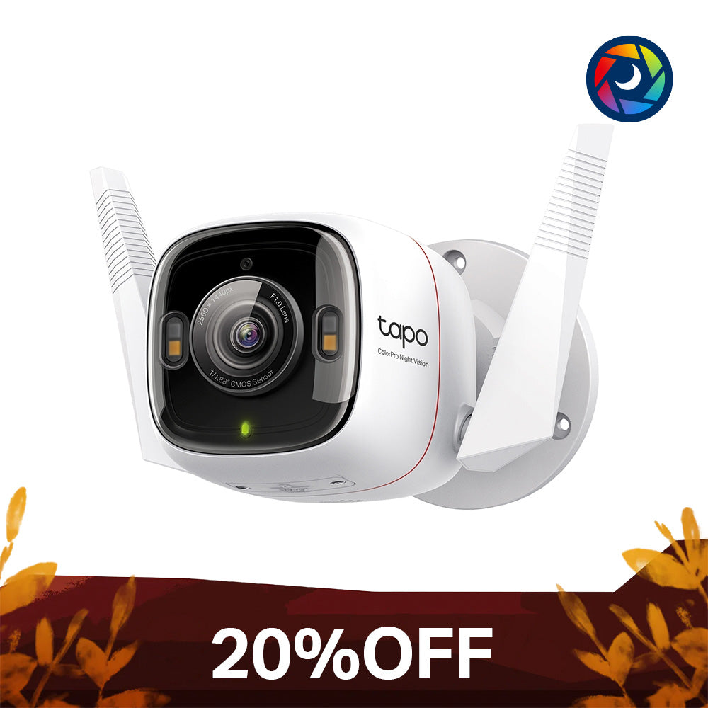 Tapo 屋外防犯カメラ  ColorProナイトビジョン 2K QHD Tapo C325WB