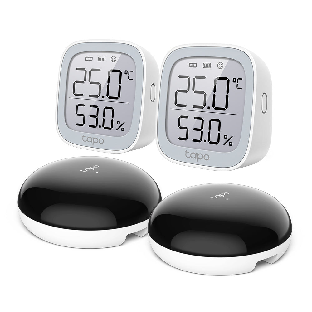 Tapo スマートリモコン＆スマートデジタル温湿度計セットx2